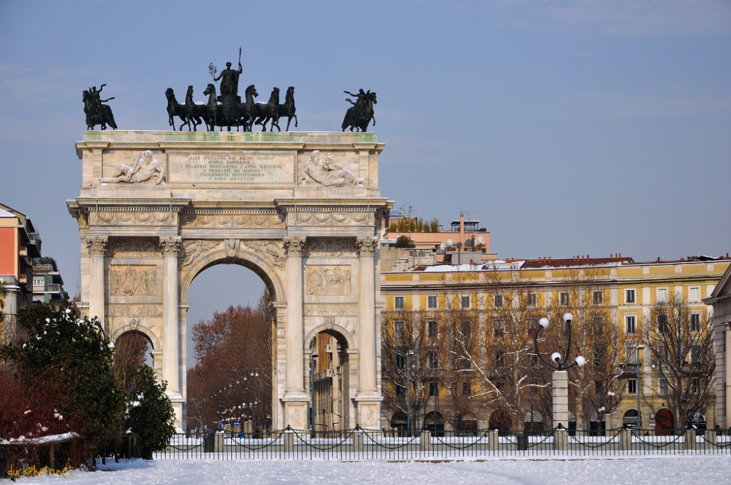 Neige à Milan