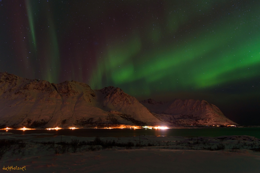 Lo spettacolo dell'aurora boreale