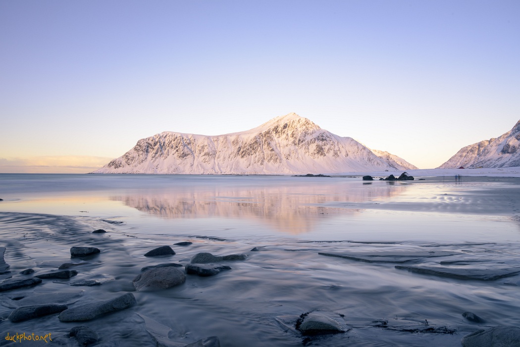 Skagen Beach al tramonto