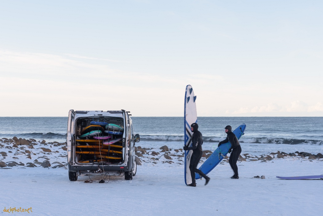 Surf tra i ghiacci